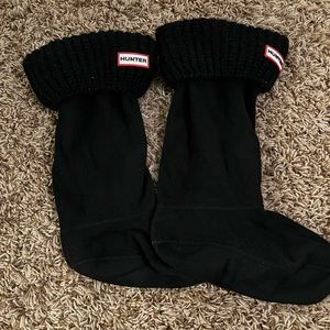 Hunter boot sock- black
